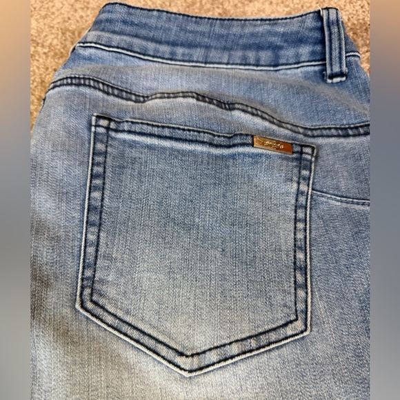 Chico's Denim Straight Leg Jeans - Light Blue - Picture 3 of 12